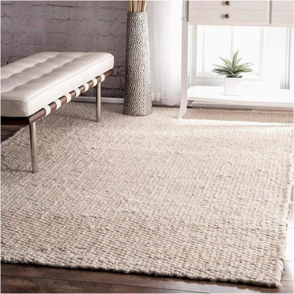 off white jute braided 9 x 12 area rug